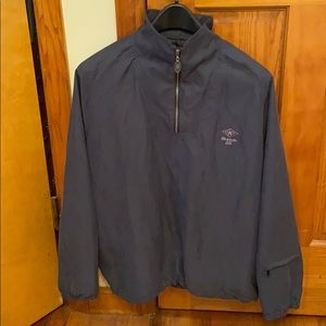 Dark Grey Quarter Zip Wind Breaker